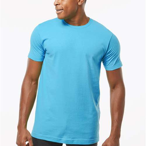 Blank Label Studios BLS - Jersey Tee 1413 Aqua blank garment - ready for DTG & embroidery