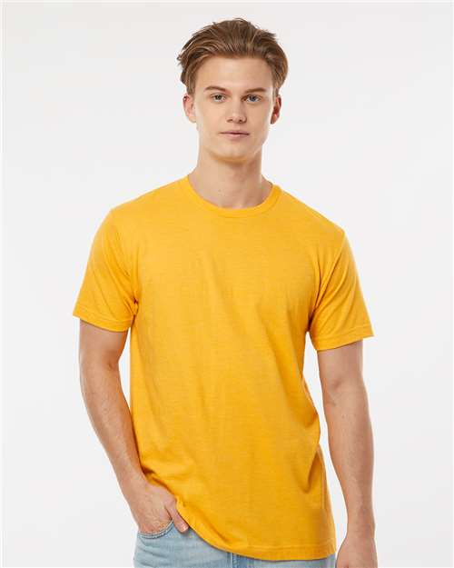 Blank Label Studios BLS - Jersey Tee 1413 Heather Mellow Yellow blank garment - ready for DTG & embroidery