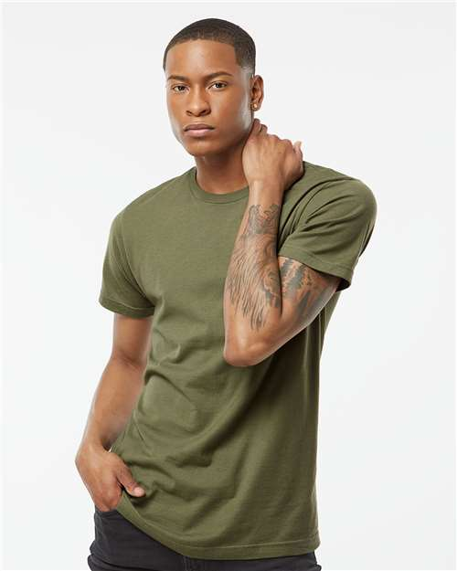 Blank Label Studios BLS - Jersey Tee 1413 Military Green blank garment - ready for DTG & embroidery