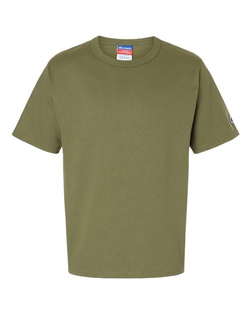 Blank Label Studios Champion - Tee T105 Fresh Olive blank garment - ready for DTG & embroidery