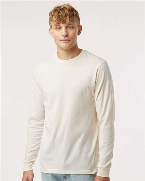 Blank Label Studios BLS - Long Sleeve Tee 1512 Natural blank garment - ready for DTG & embroidery