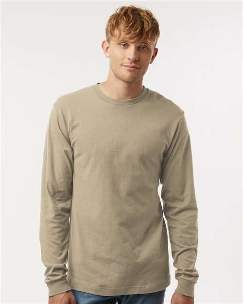 Blank Label Studios BLS - Long Sleeve Tee 1512 Sand blank garment - ready for DTG & embroidery