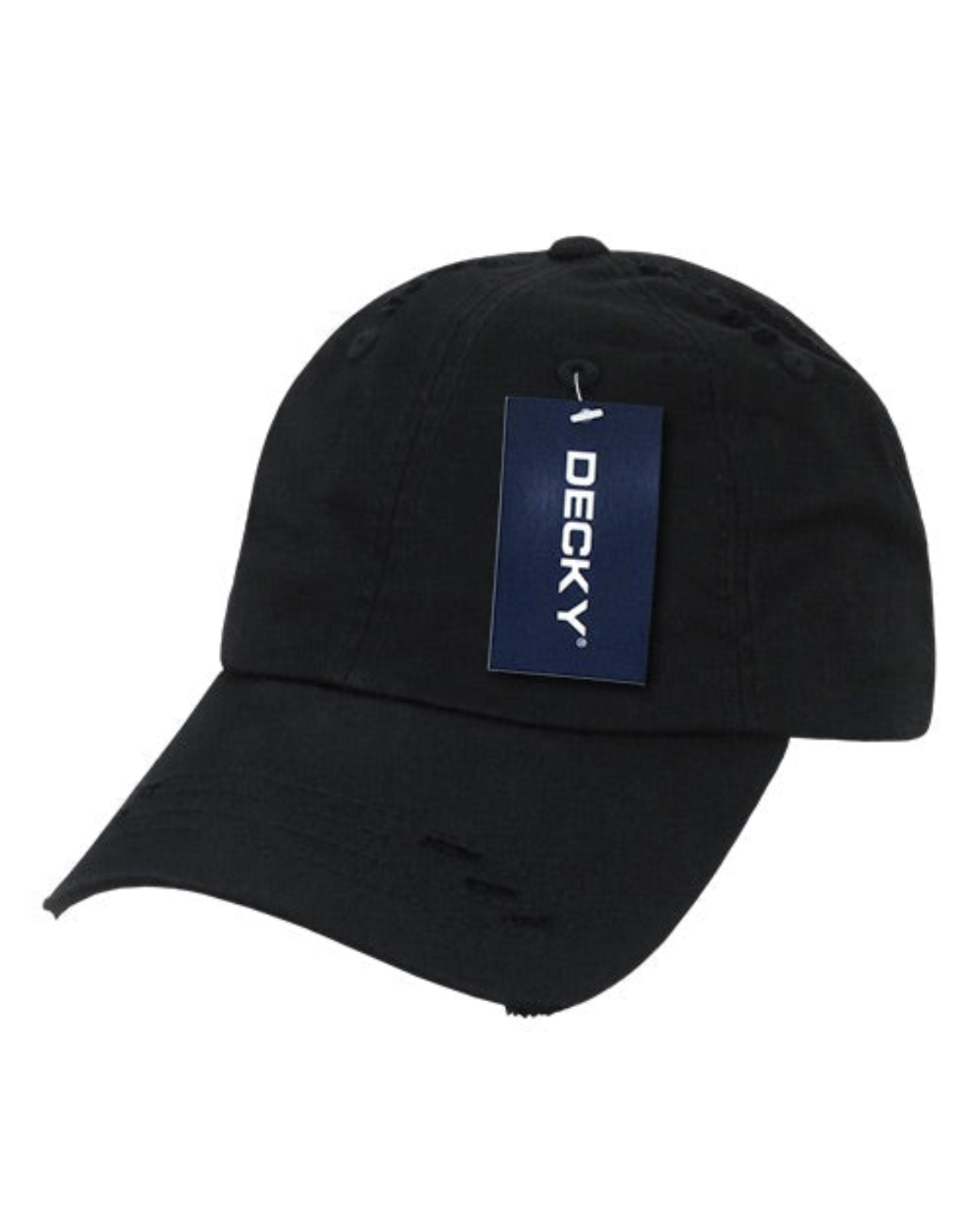 Blank Label Studios BLS - Distressed Hat 2114 Black blank garment - ready for DTG & embroidery