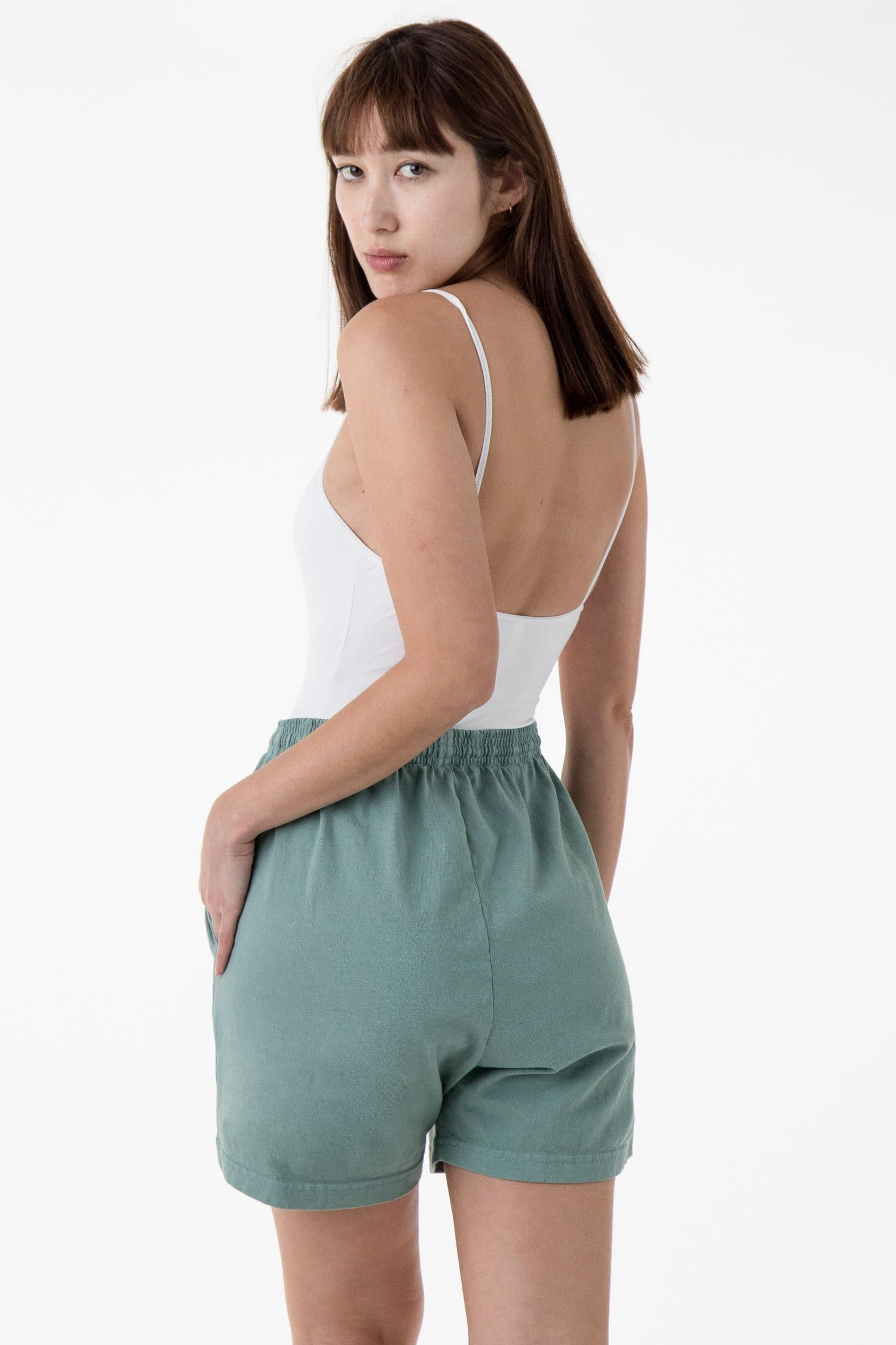 Blank Label Studios Los Angeles Apparel - Shorts 1242GD Atlantic Green blank garment - ready for DTG & embroidery