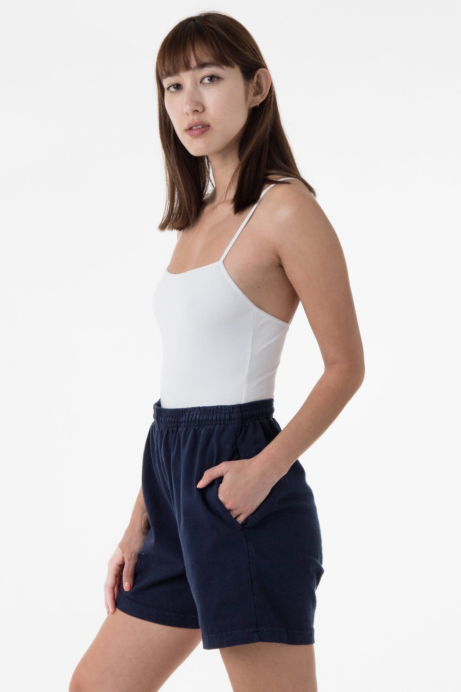 Blank Label Studios Los Angeles Apparel - Shorts 1242GD Navy blank garment - ready for DTG & embroidery