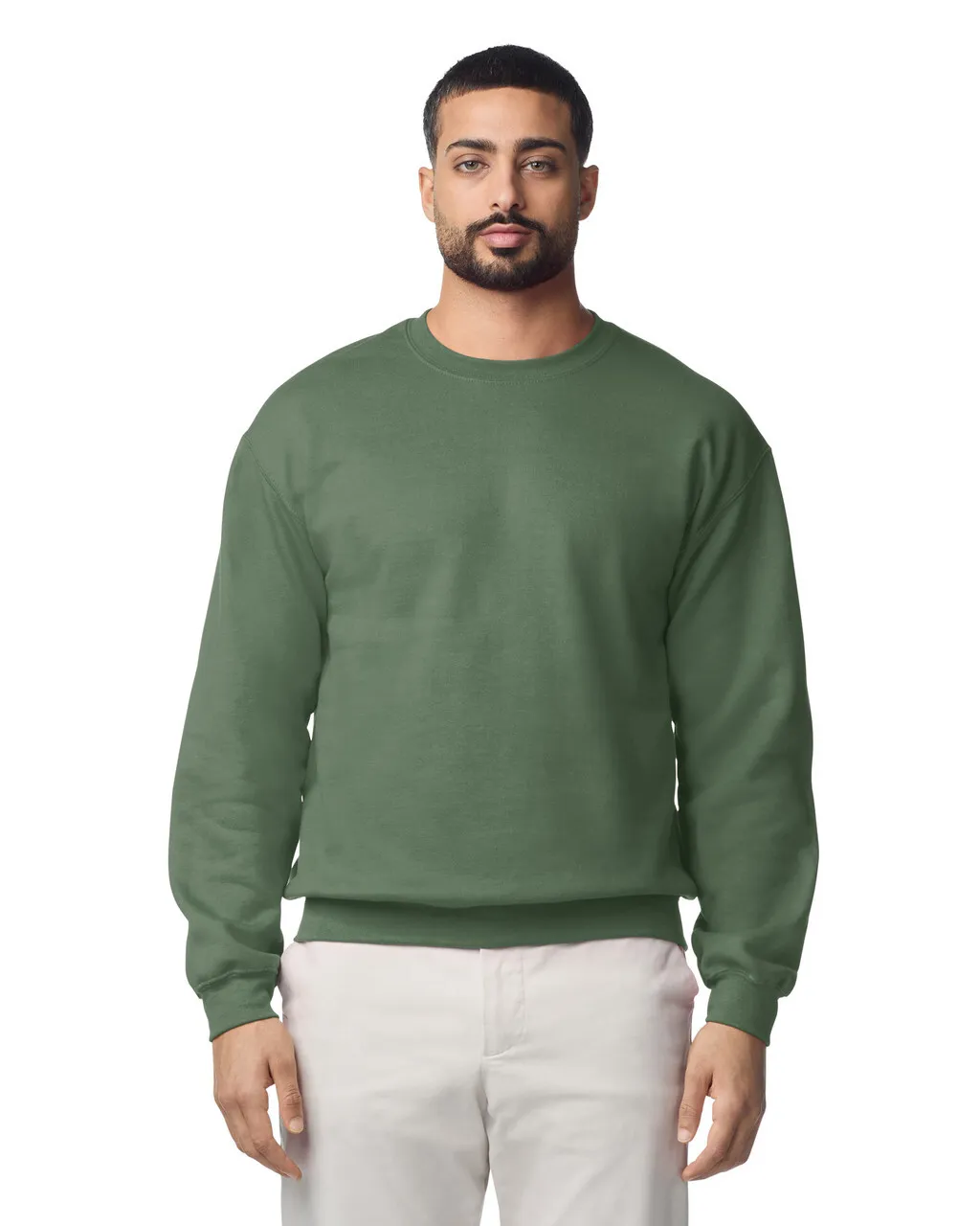 Blank Label Studios Gildan - Crewneck 18000 Military Green blank garment - ready for DTG & embroidery