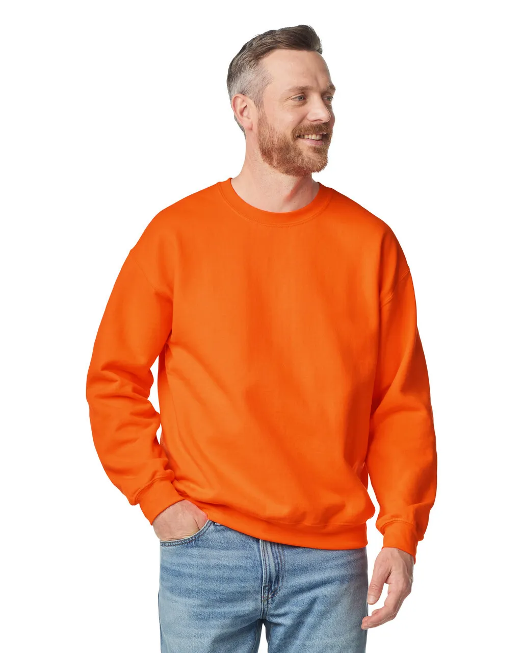 Blank Label Studios Gildan - Crewneck 18000 S Orange blank garment - ready for DTG & embroidery