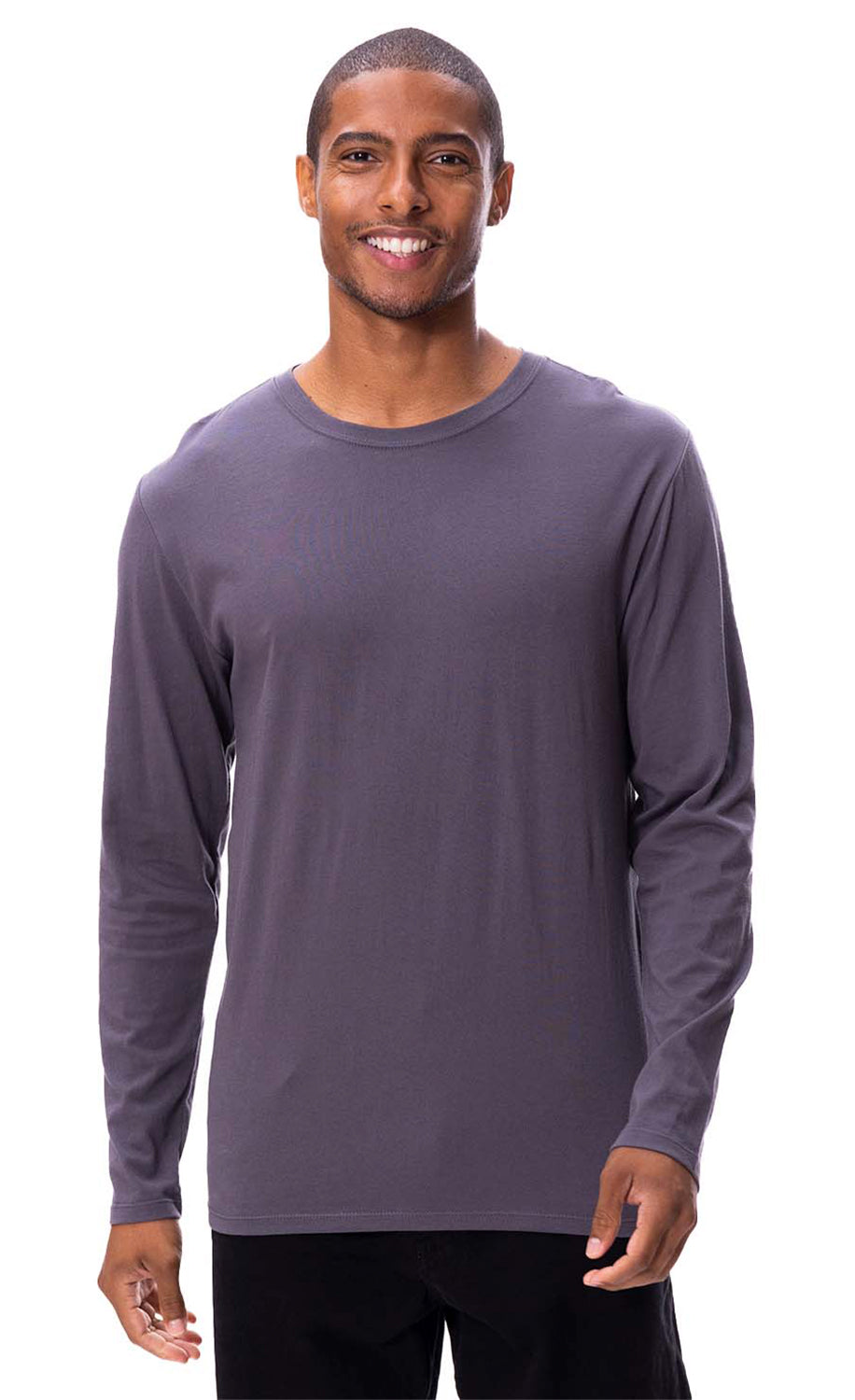 Blank Label Studios BLS - Long Sleeve Tee 1509 coal blank garment - ready for DTG & embroidery