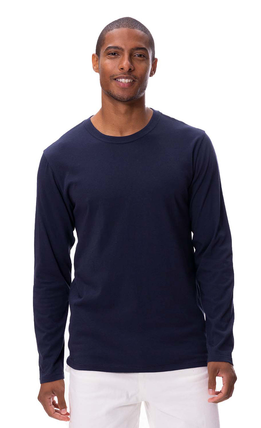 Blank Label Studios BLS - Long Sleeve Tee 1509 Midnight Navy blank garment - ready for DTG & embroidery
