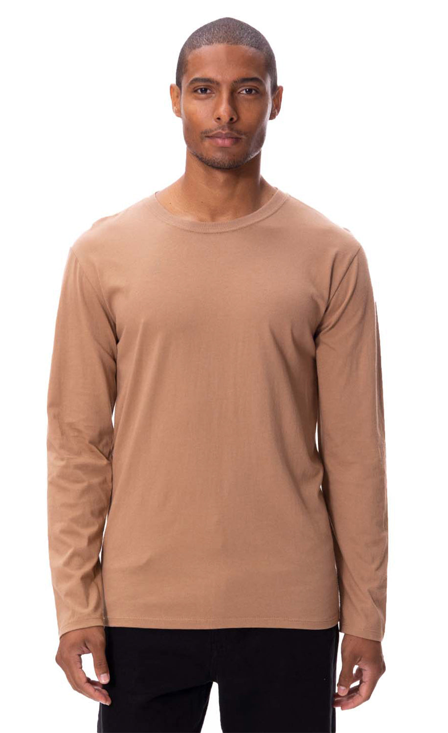 Blank Label Studios BLS - Long Sleeve Tee 1509 nutmeg blank garment - ready for DTG & embroidery