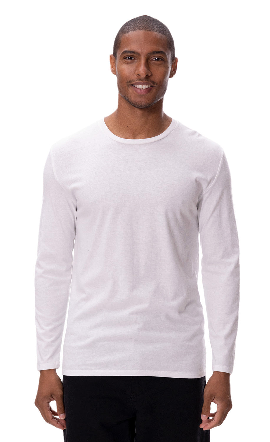 Blank Label Studios BLS - Long Sleeve Tee 1509 White blank garment - ready for DTG & embroidery