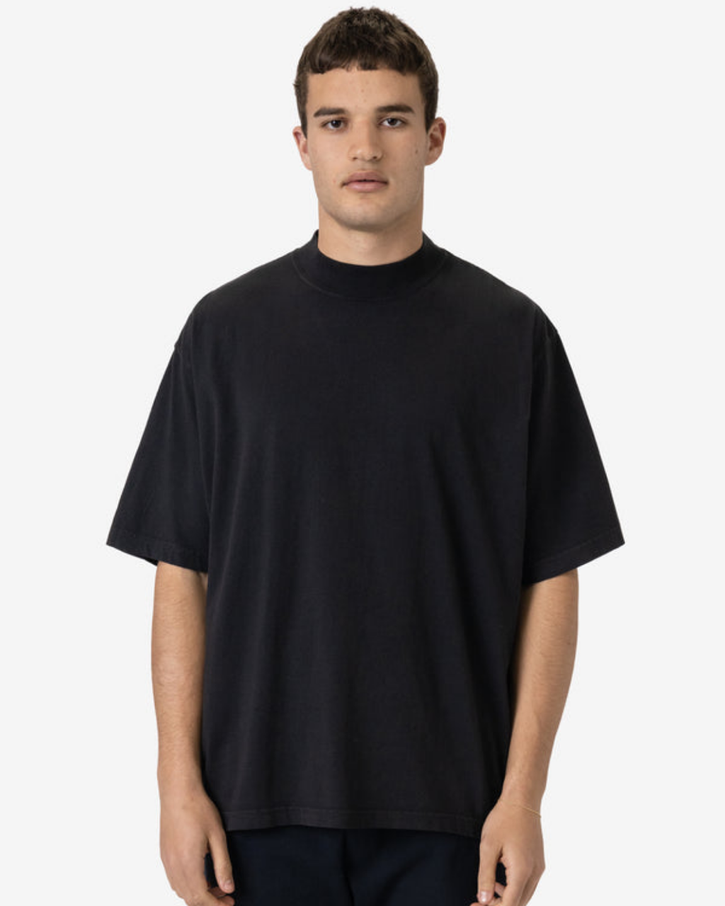 Blank Label Studios Los Angeles Apparel - Mockneck Tee 1825GD blank garment - ready for DTG & embroidery