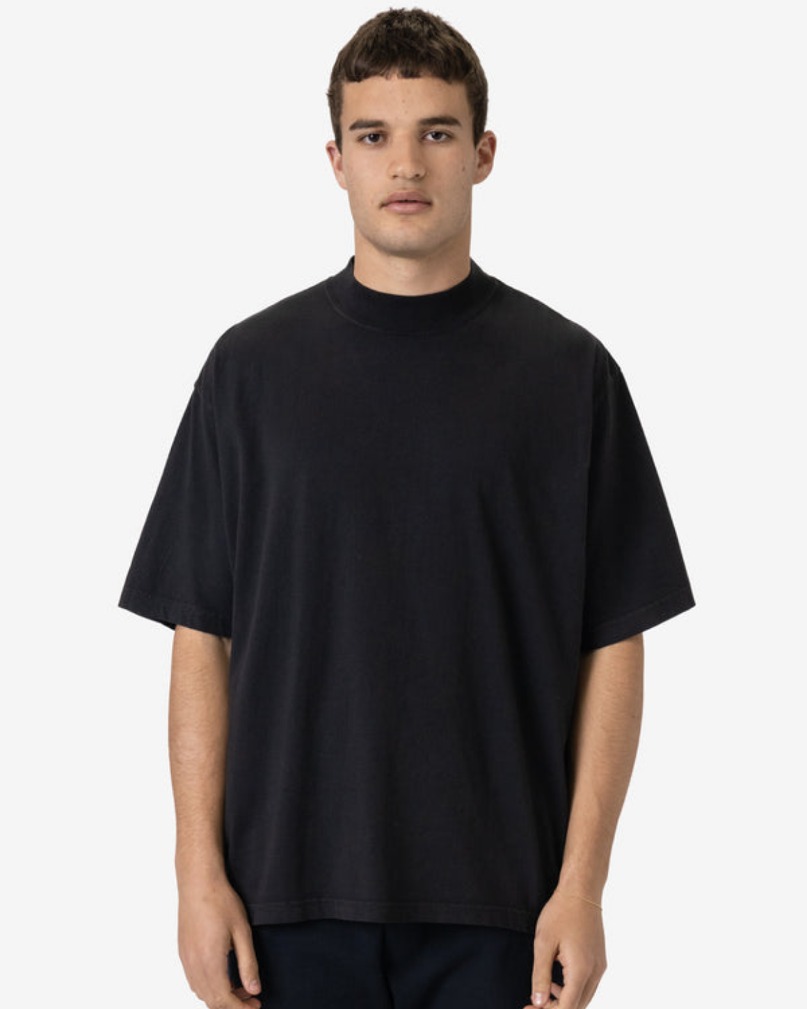 Blank Label Studios Los Angeles Apparel - Mockneck Tee 1825GD blank garment - ready for DTG & embroidery