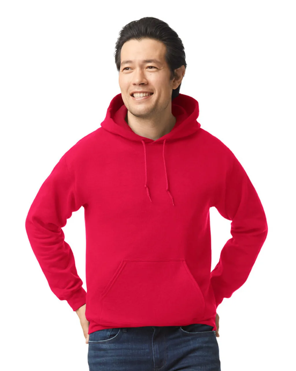Blank Label Studios Gildan - Hoodie 18500 Red blank garment - ready for DTG & embroidery