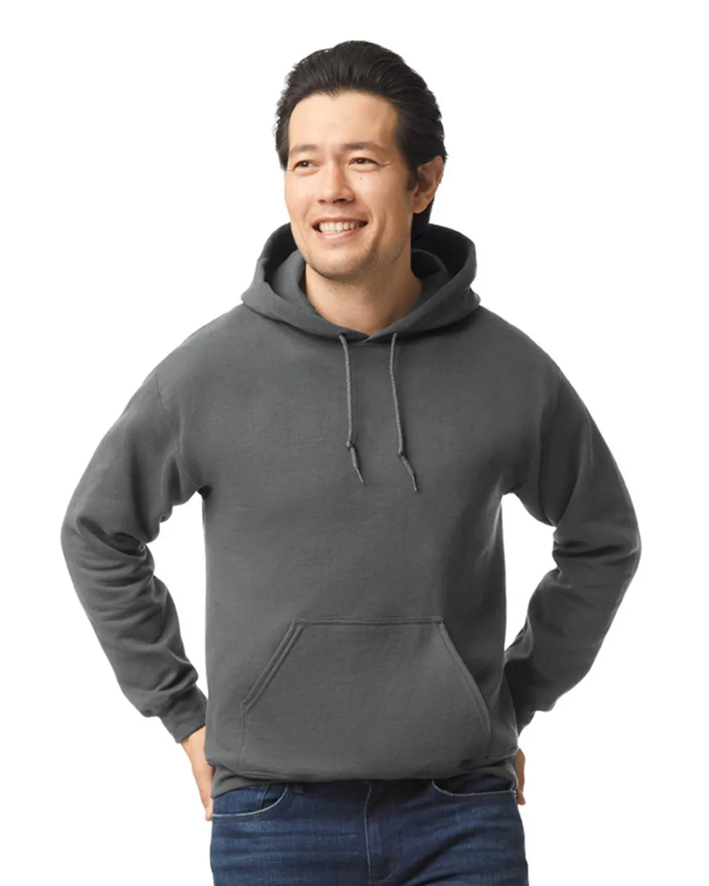Blank Label Studios Gildan - Hoodie 18500 Charcoal blank garment - ready for DTG & embroidery