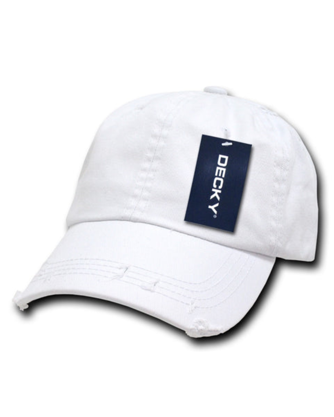 Blank Label Studios BLS - Distressed Hat 2114 White blank garment - ready for DTG & embroidery