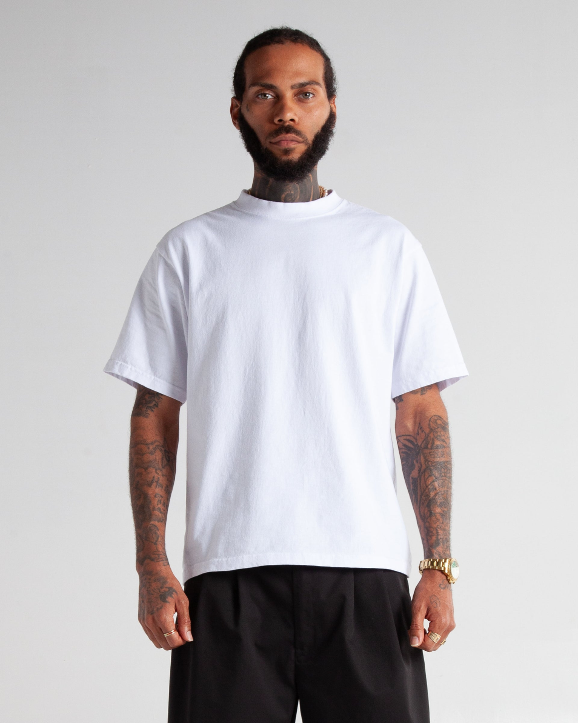 Blank Label Studios BLS - Cropped Tee 1409 White blank garment - ready for DTG & embroidery