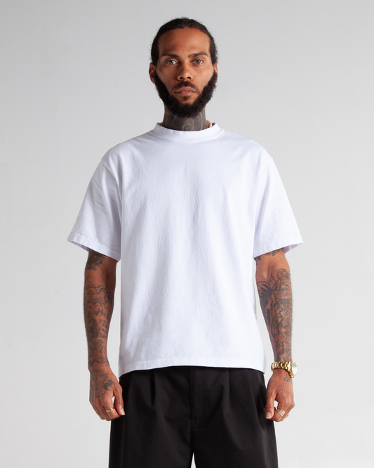 Blank Label Studios BLS - Cropped Tee 1409 White blank garment - ready for DTG & embroidery