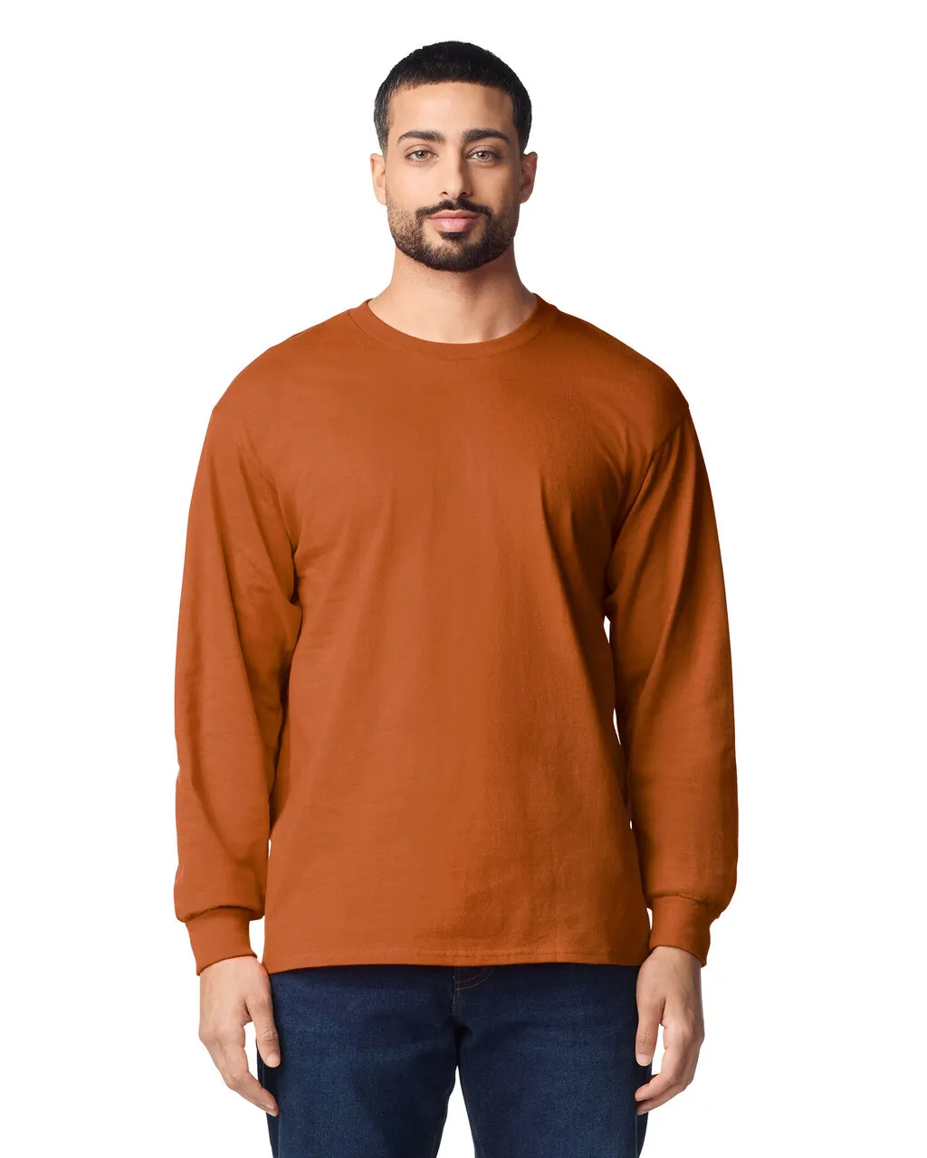 Blank Label Studios Gildan - Long Sleeve Tee 2400 T. Orange blank garment - ready for DTG & embroidery