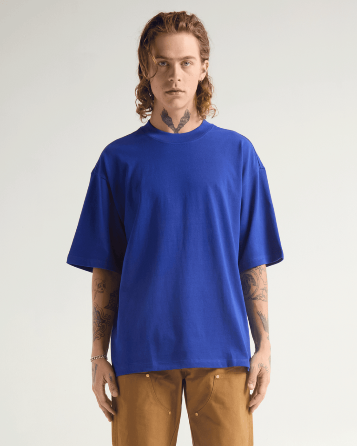 Blank Label Studios BLS - Heavy Tee 1411 Cobalt Blue blank garment - ready for DTG & embroidery