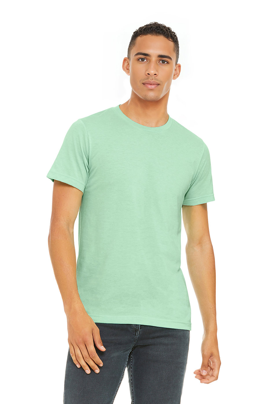 Blank Label Studios Bella + Canvas - Tee 3001 Mint blank garment - ready for DTG & embroidery