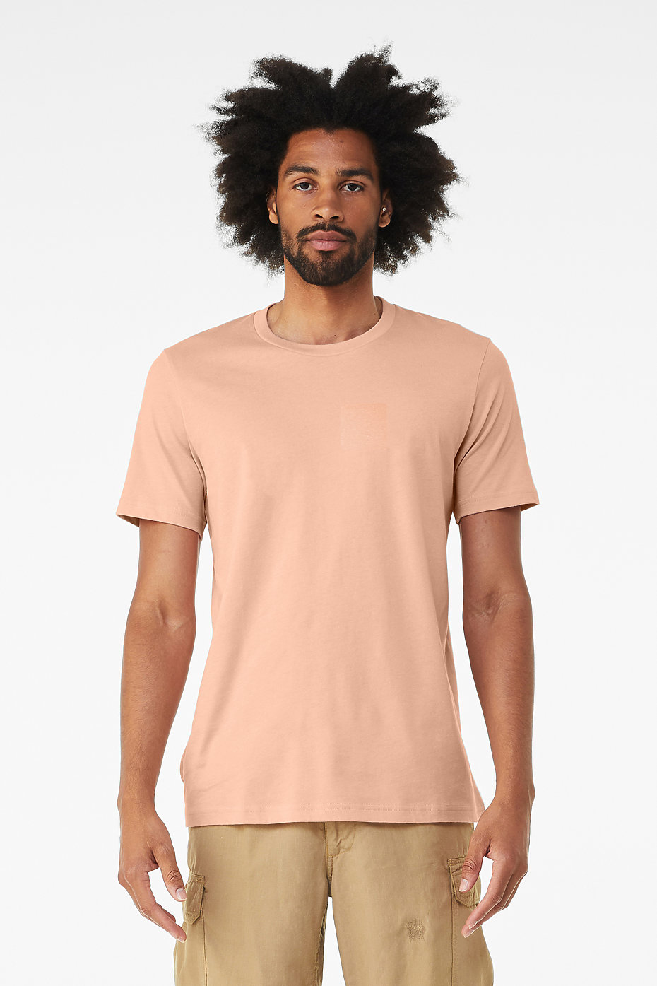 Blank Label Studios Bella + Canvas - Tee 3001 Peach blank garment - ready for DTG & embroidery