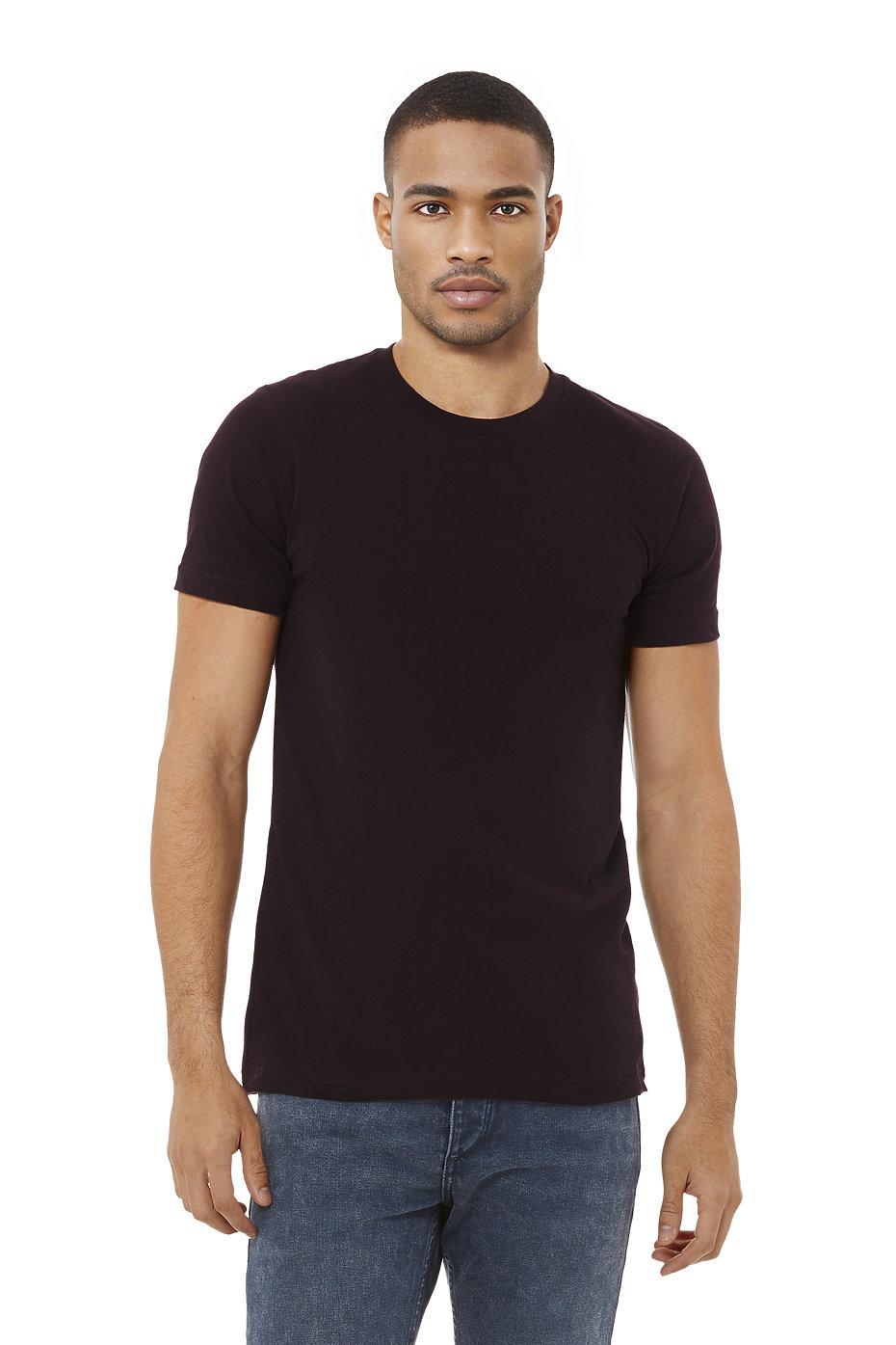 Blank Label Studios Bella + Canvas - Tee 3001 Oxblood Black blank garment - ready for DTG & embroidery