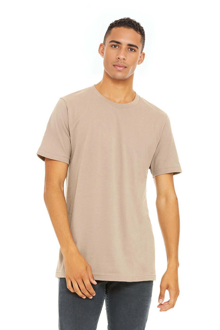 Blank Label Studios Bella + Canvas - Tee 3001 Tan blank garment - ready for DTG & embroidery