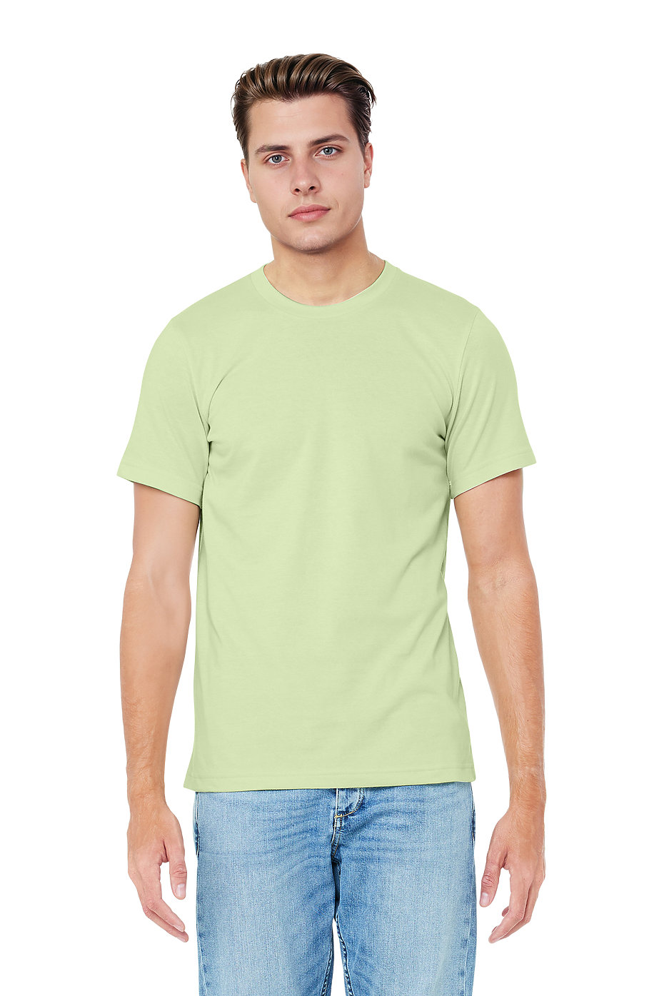 Blank Label Studios Bella + Canvas - Tee 3001 Spring Green blank garment - ready for DTG & embroidery