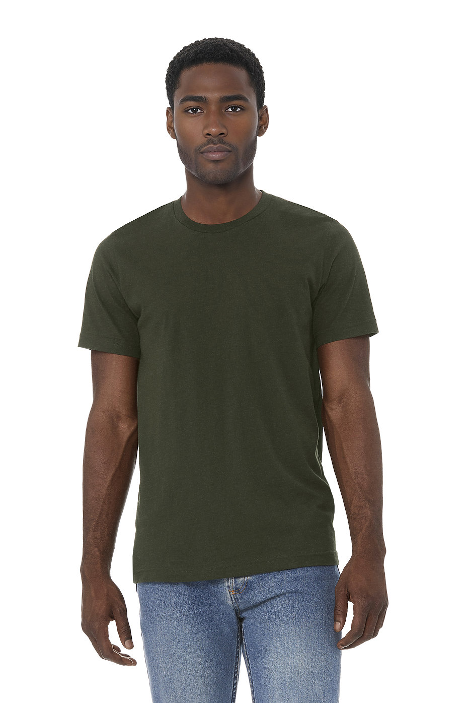Blank Label Studios Bella + Canvas - Tee 3001 Dark Olive blank garment - ready for DTG & embroidery