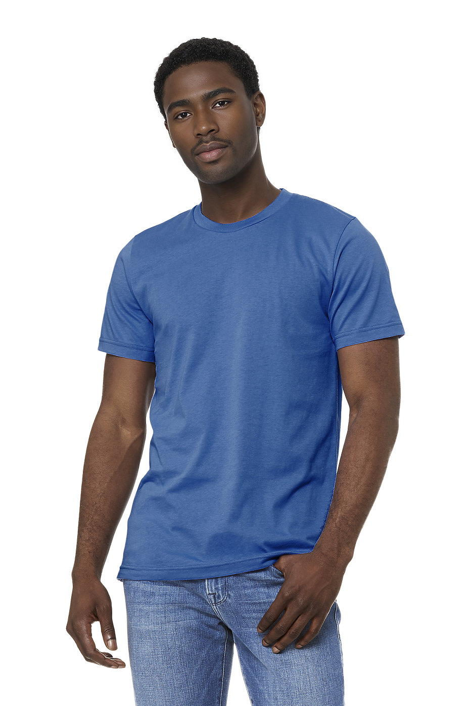 Blank Label Studios Bella + Canvas - Tee 3001 Columbia Blue blank garment - ready for DTG & embroidery