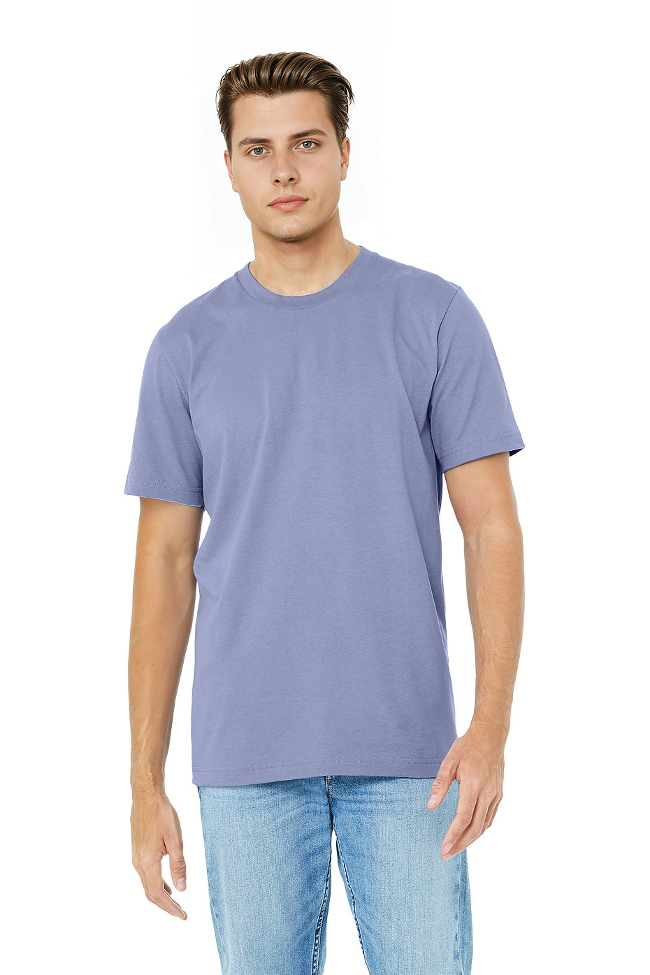 Blank Label Studios Bella + Canvas - Tee 3001 Lavender Blue blank garment - ready for DTG & embroidery