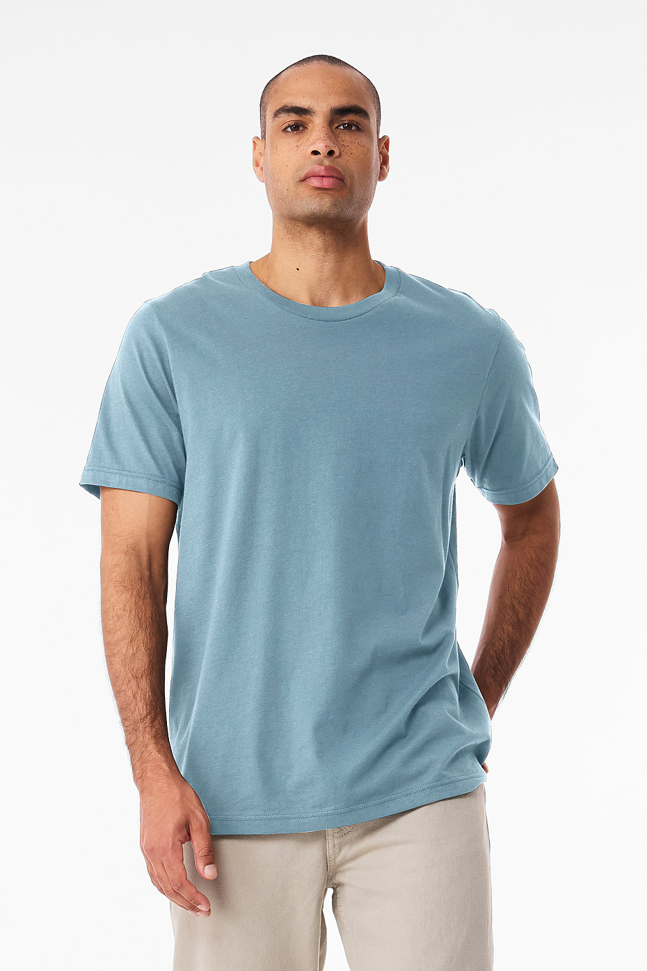 Blank Label Studios Bella + Canvas - Tee 3001 Vintage Denim blank garment - ready for DTG & embroidery