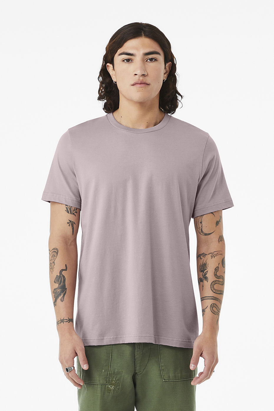 Blank Label Studios Bella + Canvas - Tee 3001 Pink Gravel blank garment - ready for DTG & embroidery