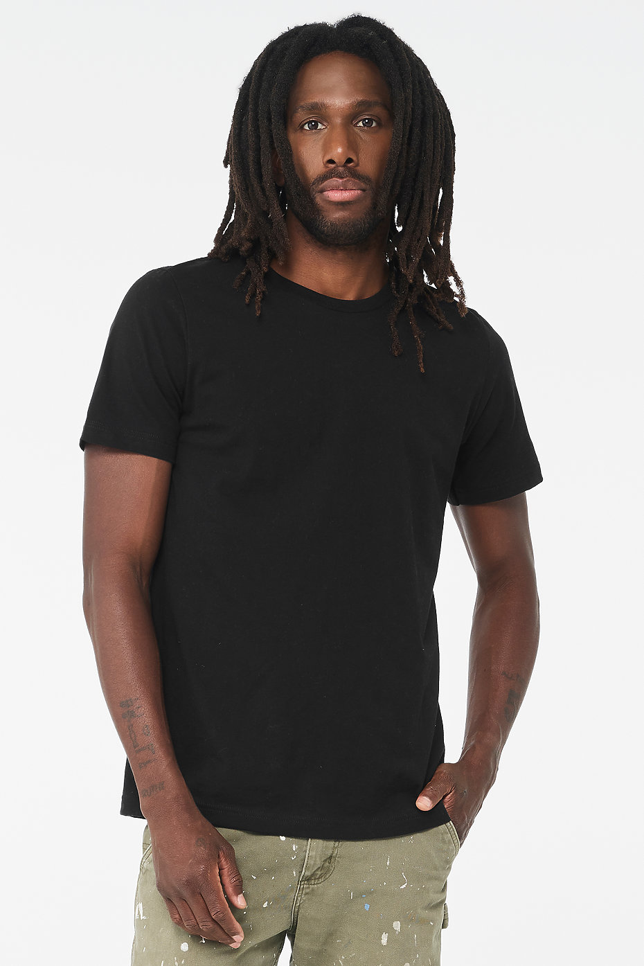 Blank Label Studios Bella + Canvas - Tee 3001 Black blank garment - ready for DTG & embroidery