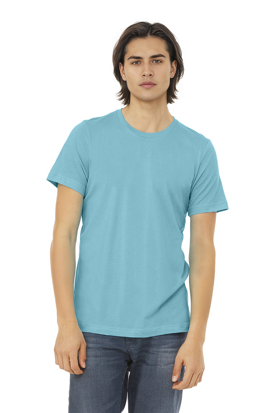 Blank Label Studios Bella + Canvas - Tee 3001 Turquoise blank garment - ready for DTG & embroidery