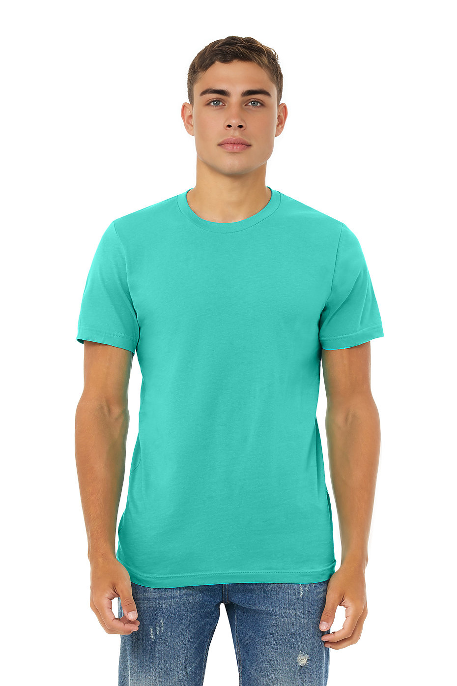 Blank Label Studios Bella + Canvas - Tee 3001 Teal blank garment - ready for DTG & embroidery