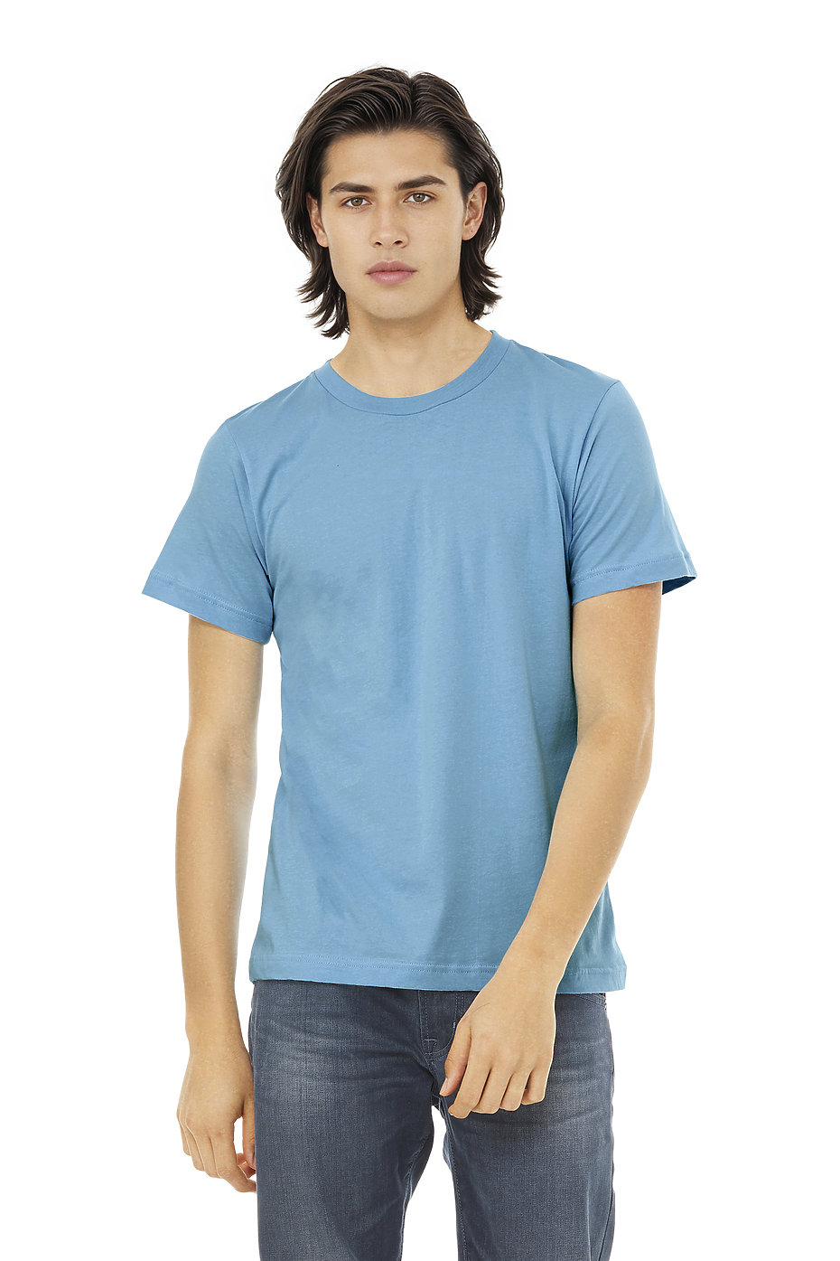 Blank Label Studios Bella + Canvas - Tee 3001 Ocean Blue blank garment - ready for DTG & embroidery