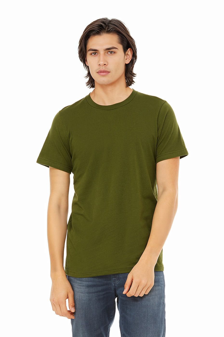 Blank Label Studios Bella + Canvas - Tee 3001 Olive blank garment - ready for DTG & embroidery