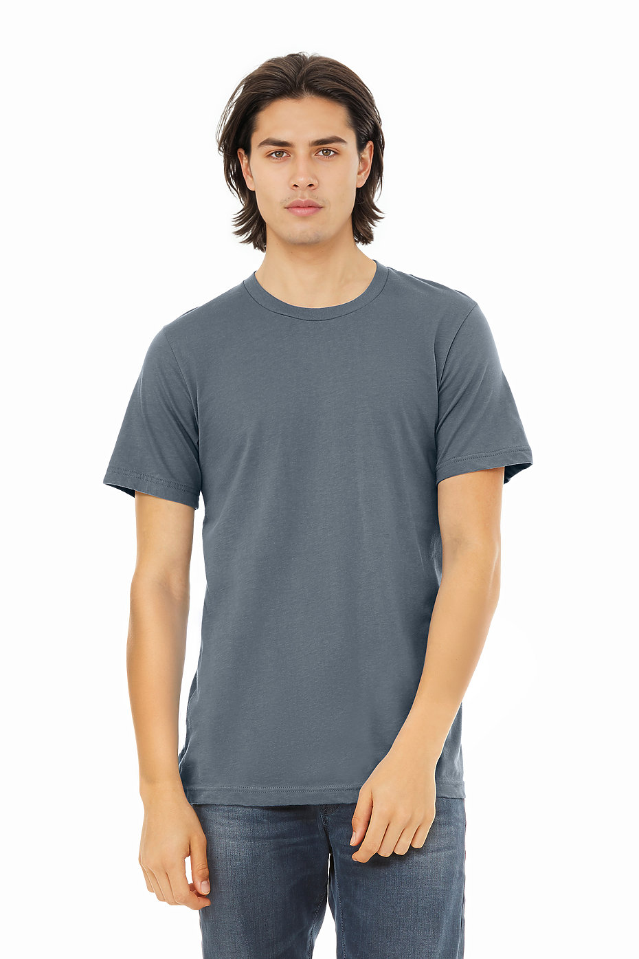 Blank Label Studios Bella + Canvas - Tee 3001 Steel Blue blank garment - ready for DTG & embroidery