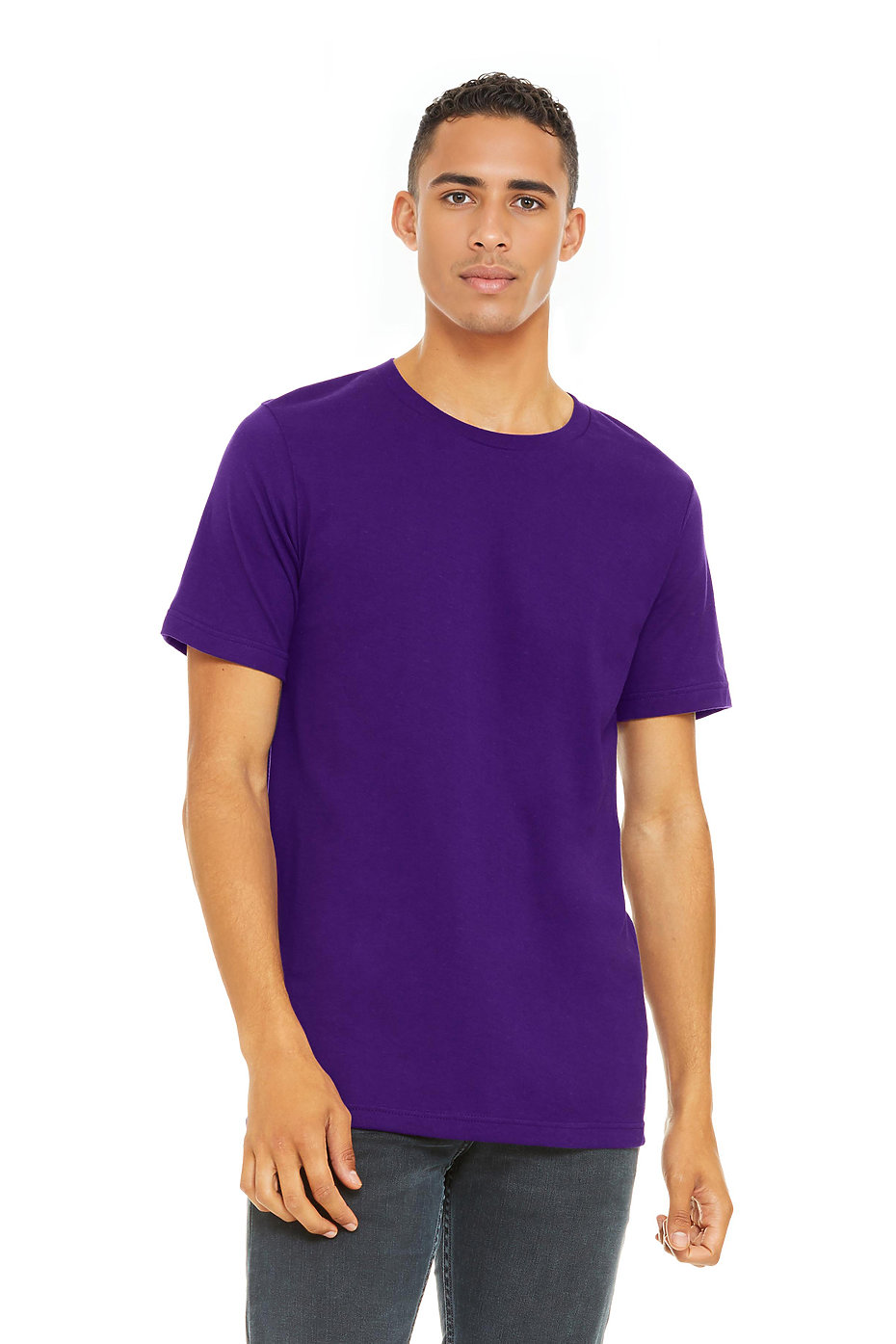 Blank Label Studios Bella + Canvas - Tee 3001 Team Purple blank garment - ready for DTG & embroidery