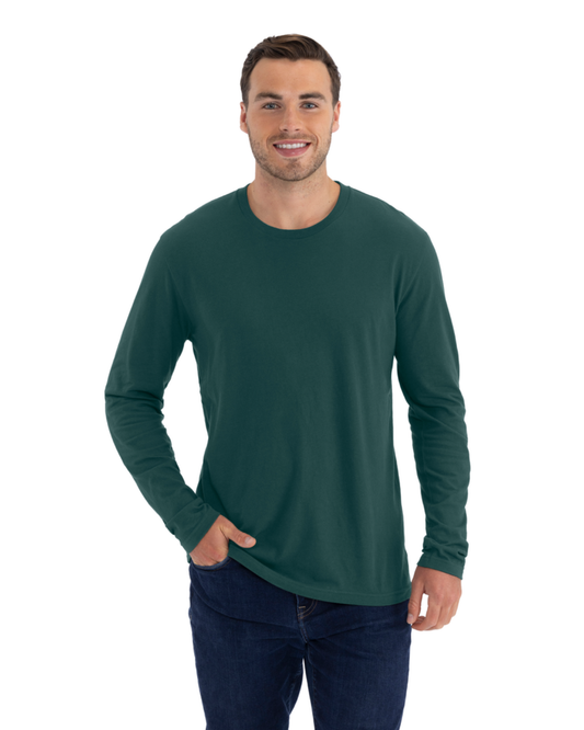 Blank Label Studios Next Level - Long Sleeve Tee 3601 Forest Green blank garment - ready for DTG & embroidery