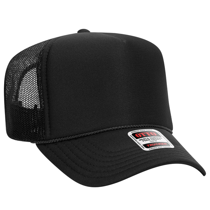 Blank Label Studios BLS - Trucker Hat 2112 Black blank garment - ready for DTG & embroidery