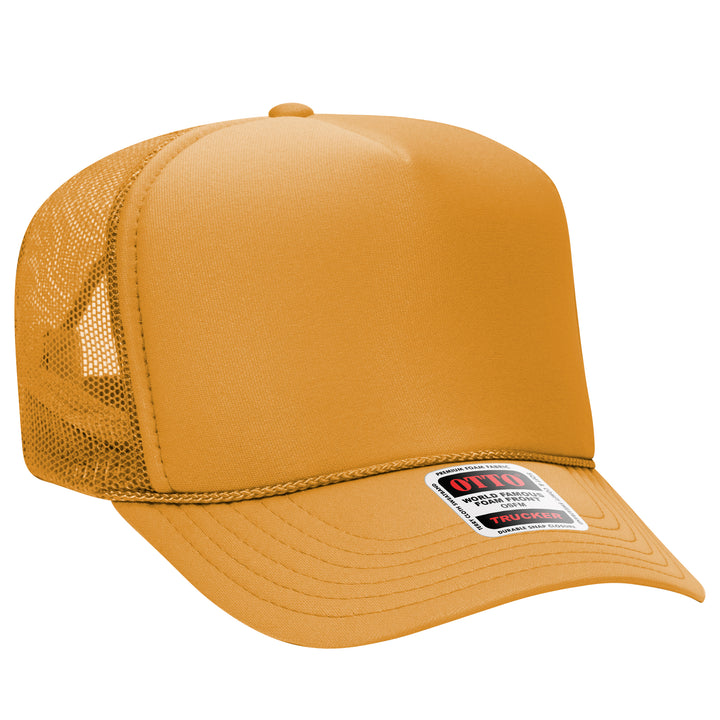 Blank Label Studios BLS - Trucker Hat 2112 Gold blank garment - ready for DTG & embroidery