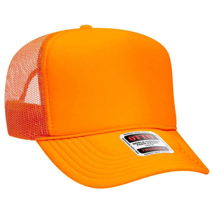 Blank Label Studios BLS - Trucker Hat 2112 Neon Orange blank garment - ready for DTG & embroidery