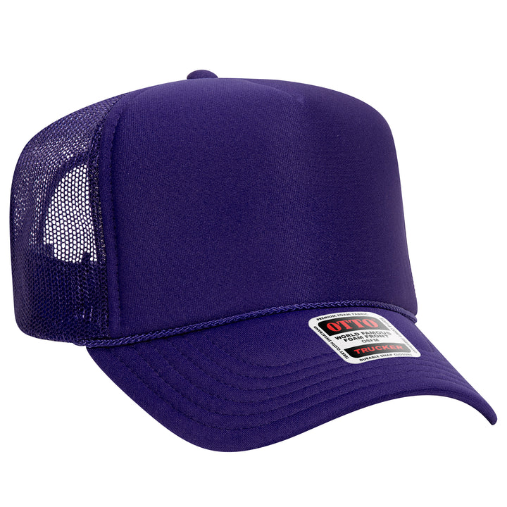 Blank Label Studios BLS - Trucker Hat 2112 Purple blank garment - ready for DTG & embroidery