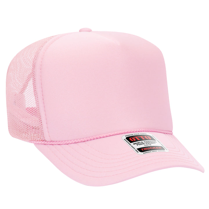 Blank Label Studios BLS - Trucker Hat 2112 Soft Pink blank garment - ready for DTG & embroidery