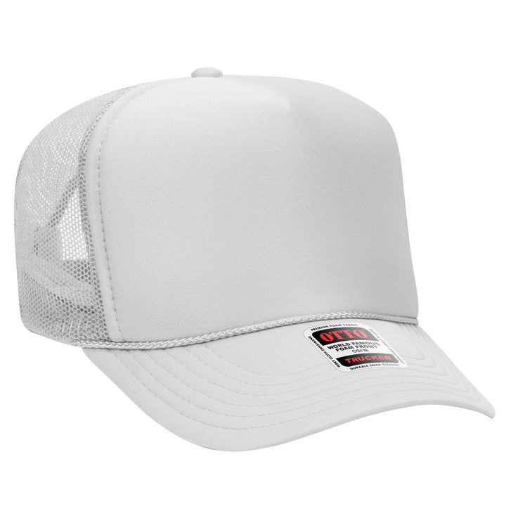 Blank Label Studios BLS - Trucker Hat 2112 White blank garment - ready for DTG & embroidery