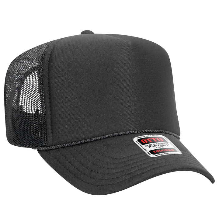 Blank Label Studios BLS - Trucker Hat 2112 Charcoal Gray blank garment - ready for DTG & embroidery