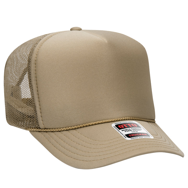Blank Label Studios BLS - Trucker Hat 2112 Khaki blank garment - ready for DTG & embroidery